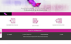 Plataforma Nacional de Transparencia del Gobierno Federal (PNT).