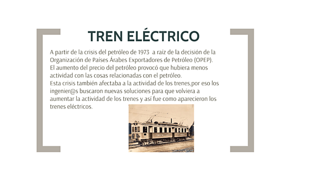tren eléctrico