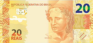 Cédula de 20 reais