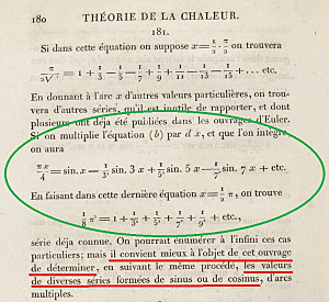Riemann trabajo en las series trigonométricas.