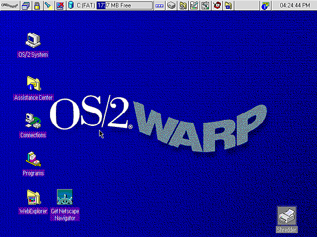 1996 - OS/2 Warp 4