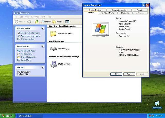 2001 - Windows XP