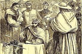 John was crowned King at Westminster Abbey.