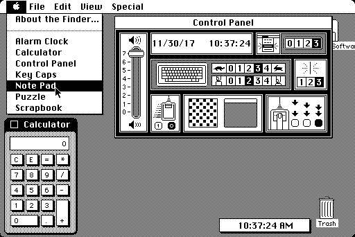 Mac OS System 1.0