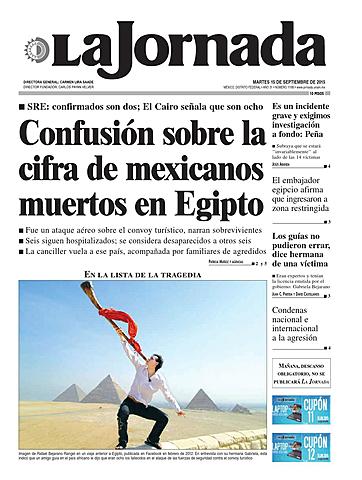 Se da;a la relación con Egipto tras ataque