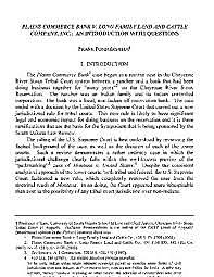 Plains Commerce Bank v Long Family Cattle Company