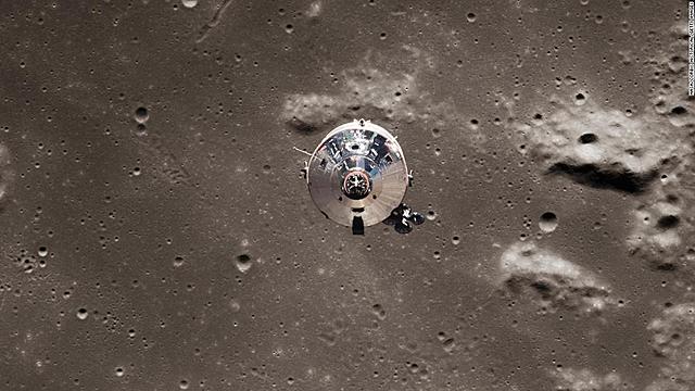 Apollo 11 lands on the moon (1969)