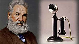 Alexander Graham Bell invents the telephone
