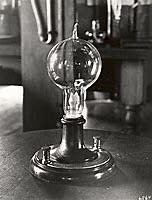 Thomas Edison invents the light bulb
