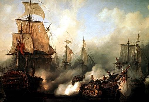La Batalla de Trafalgar