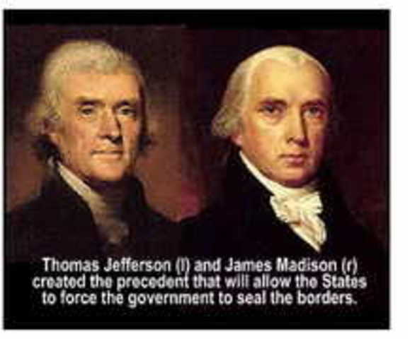 Virginia and Kentucky Resolutions protest the Alien and Sedition Acts