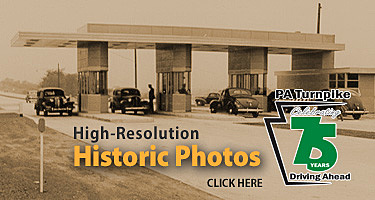 The opening of the Pennsylvania Turnpike