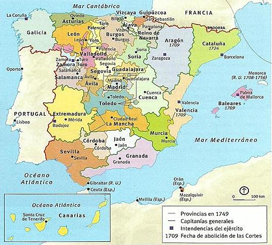 La División Provincial de España.