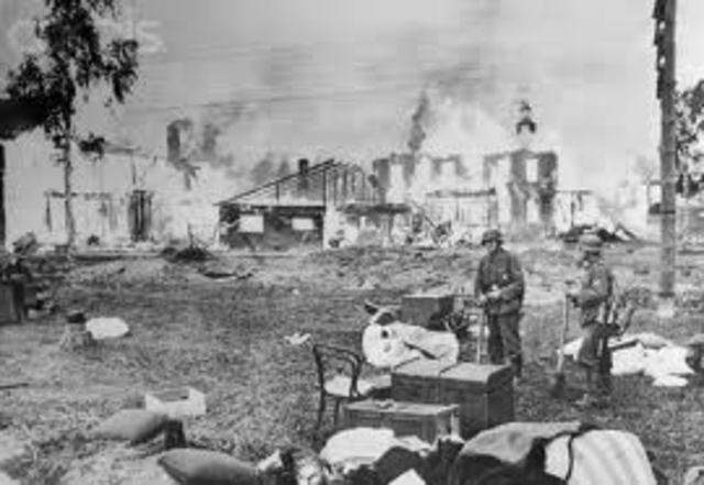 Nazis seige of Lenningrad starts!