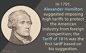 first protective tariff
