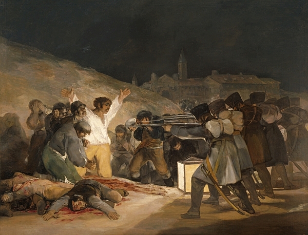 Los fusilamientos del 3 de mayo, Francisco de Goya (1814