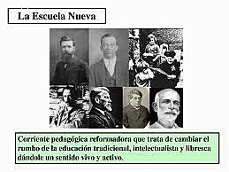 Se realizó la más intensa y fecunda obra de los temas de educación nueva.
