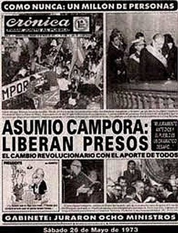 Decreto de indulto de Cámpora y Righi