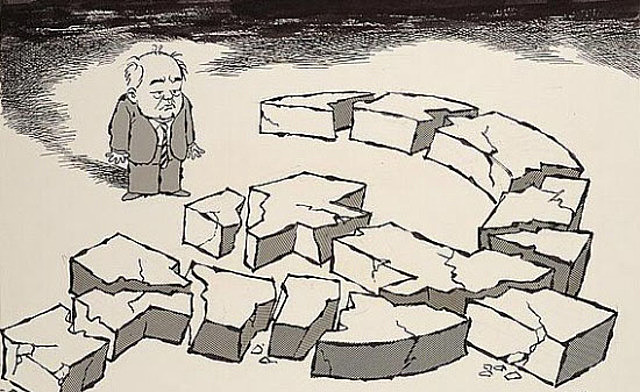 Ondergang van de Sovjet-Unie; VS als enige grootmacht.