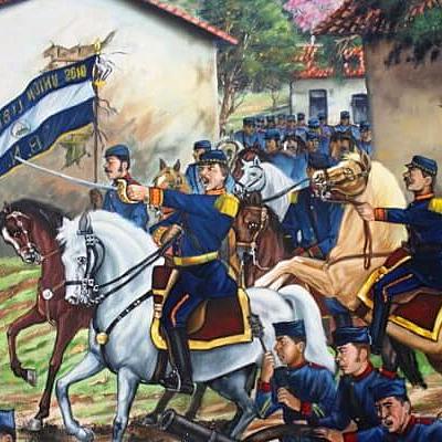 Timeline: DESARROLLO HISTÓRICO SALVADOREÑO (Realizado por: Silvia Olivar y Alejandra Rodríguez)