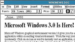 Llega Windows 3.0