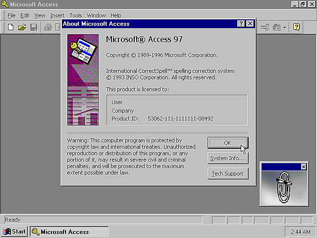 Access 97