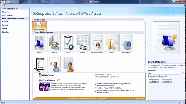 Microsoft Access 2007