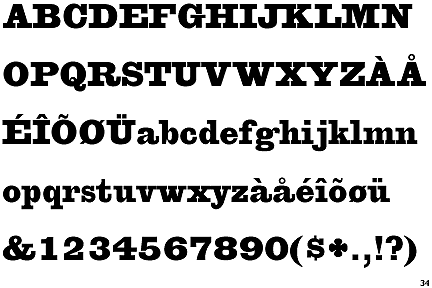 El tipógrafo ingles Vincent Figgins diseña la fuente Antique.