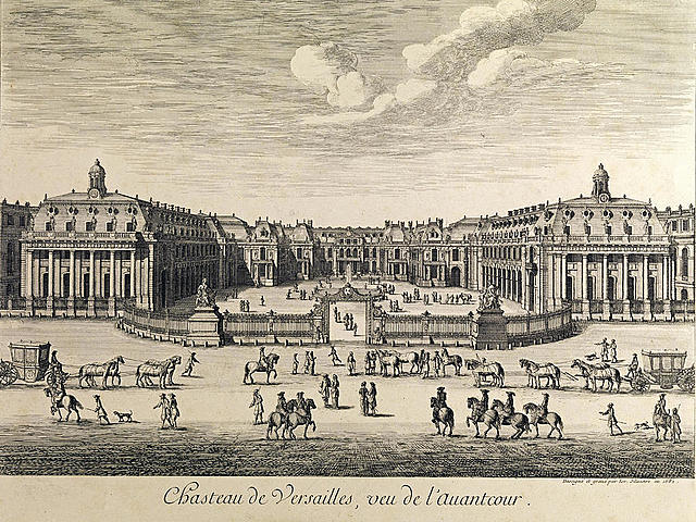 Louis XIV & His Family Leaving Versailles