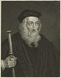 John Wycliffe argued the Bible was the highest religious authority – not the Pope.