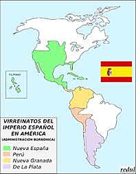 Virreinatos de América tras ser conquistada