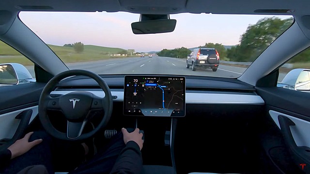 Tesla's autopilot software release