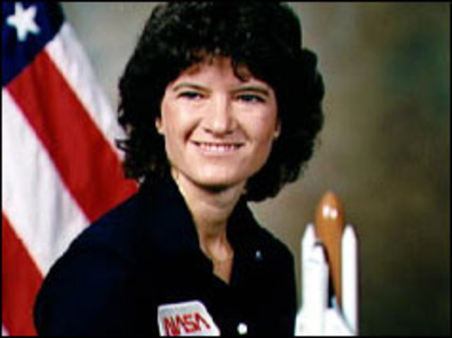 first woman to go in space
