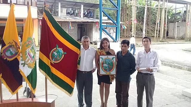 Acto Cívico. Presentación de los Símbolos de Pucayacu
