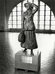 Annie Moore Goes Through Ellis Island