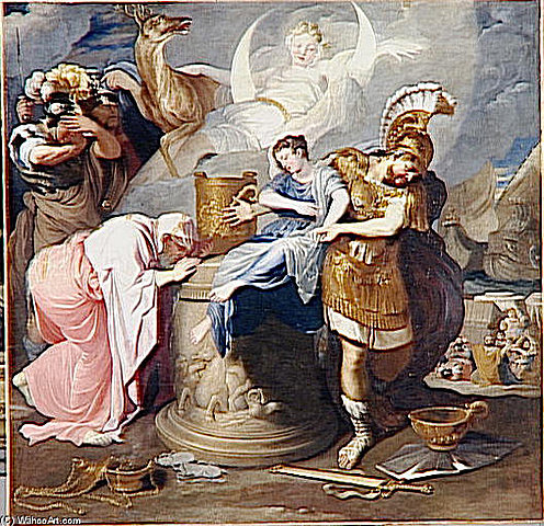 Agamemnon žrtvuje bogovima svoju kćer Ifigeniju