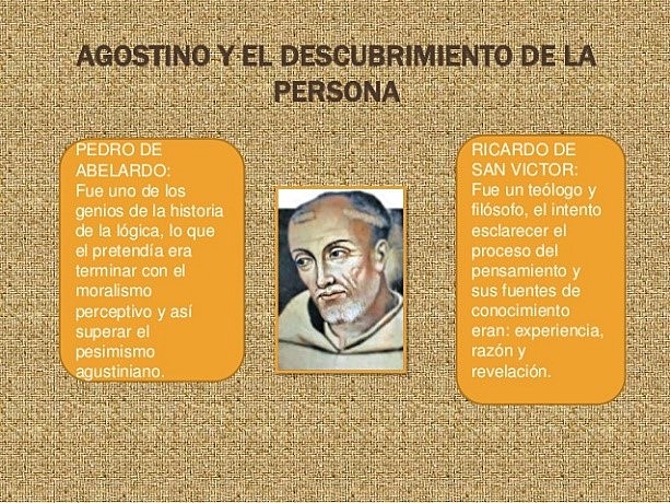 Agostino y el ´´descubrimiento´´ de la persona