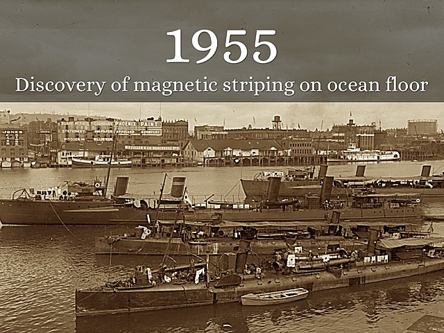 Discovery of Magnetic Striping on Ocean Floor