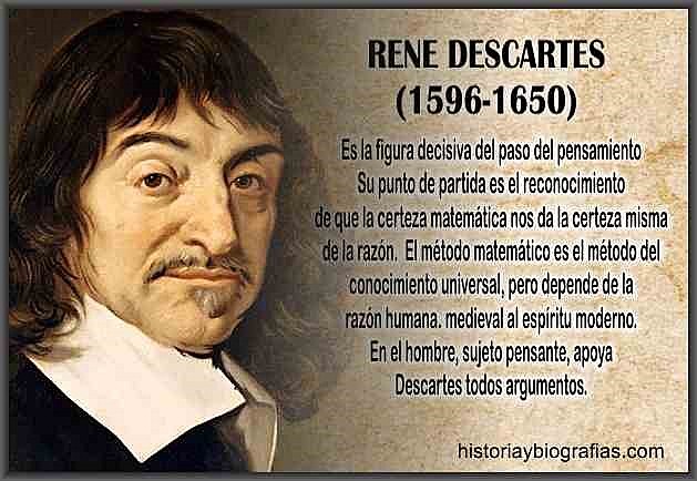 Rene Descartes   Marco el más profundo cambio paradigmático de la pedagogía occidental