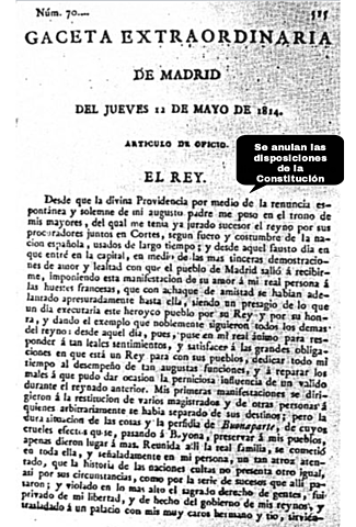 Decreto del 4 de mayo de 1814