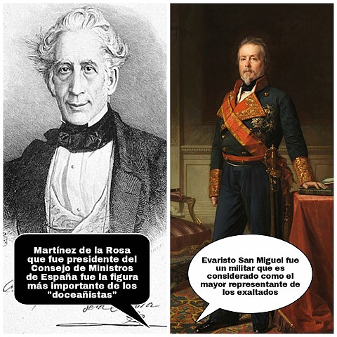 División del liberalismo en dos tendencias debido a la diversidad: Primera tensión que impidió la supervivencia de este tipo de gobierno.