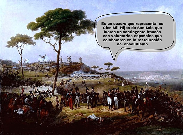 Cien Mil Hijos de San Luis. Oposición absolutista o realista:Segunda tensión que impidió la supervivencia de este tipo de gobierno.