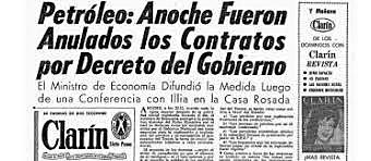Anulación de los contratos petroleros