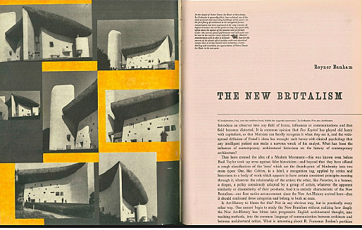 The new brutalism, Reyner Banham