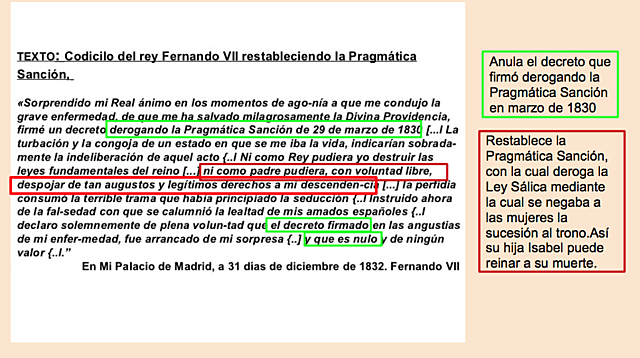 Pragmática Sanción.