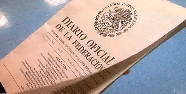 Diario Oficial de la Federación