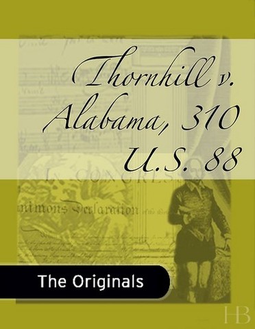 Thornhill v. Alabama