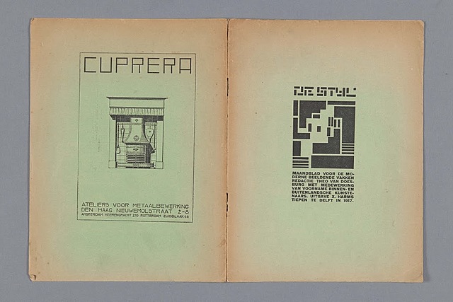 Comienzan el movimiento y la revista De Stijl