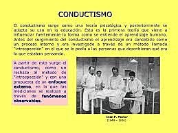 Modelo psicológico conductivo siglo XX