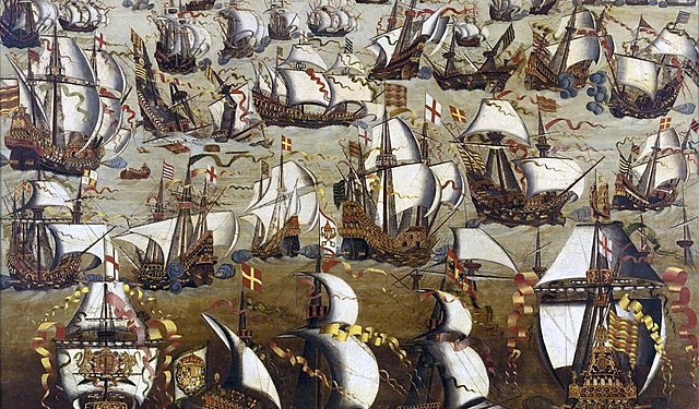 La Armada Invencible parte hacia Inglaterra